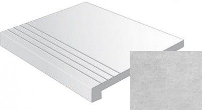 Ступень фронтальная Gradone Delta Gris Antideslizante 60x60 керамогранит антискользящая (grip), матовая фото Ступень фронтальная Gradone Delta Gris Antideslizante 60x60 керамогранит антискользящая (grip), матовая