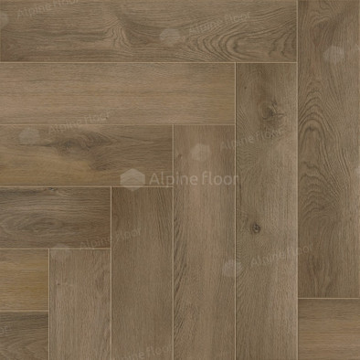 Кварцвиниловая плитка Alpine Floor Parqet LVT ЕСО 16-7 Дуб Насыщенный 43 класс 590х118х2.5 мм (ламинат)