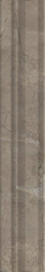 Бордюр BLC033R Серенада Бежевый Тёмный глянцевый обрезной 5х30 Kerama Marazzi керамический