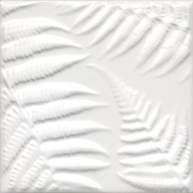 Декор KMD2SFD001BN Агдаль 3 Белый матовый структура 15x15x0,9 Kerama Marazzi керамический