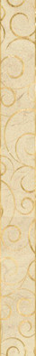 Бордюр 1506-0156 Миланезе флорал Крема керамический