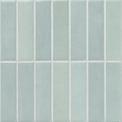 Настенная плитка Incision Mud Light Green 20х20 APE Ceramica глянцевая керамическая A040923