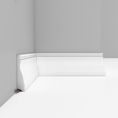 Плинтус D193 ДМ Decomaster дюрополимер 2000х70х16 мм 