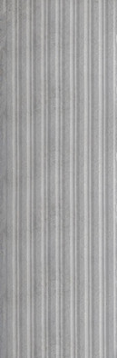 Настенная плитка Лофт Серый 461 Рельеф Полоски 32.5х100 Eurotile Ceramica матовая, рельефная (структурированная) керамическая