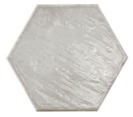 Керамогранит Rain Grigio Hex 19.8х22.8 Prissmacer глянцевый, рельефный (рустикальный) универсальный 78803261