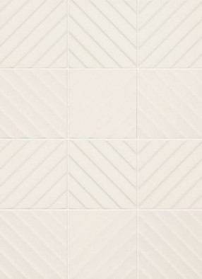 Настенная плитка 4D Diagonal White керамическая