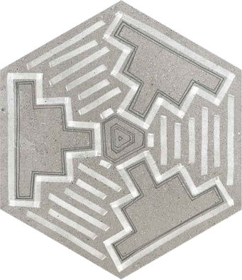 Керамогранит Hexagono Igneus Cemento фото Керамогранит Hexagono Igneus Cemento