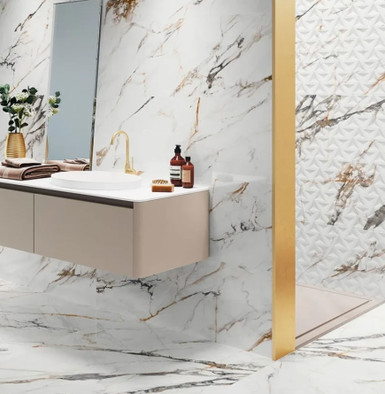 Декор Calacatta Brillante Decor Caponier Rectificado 30х90 Novacera глянцевый керамический LE 93933-F50