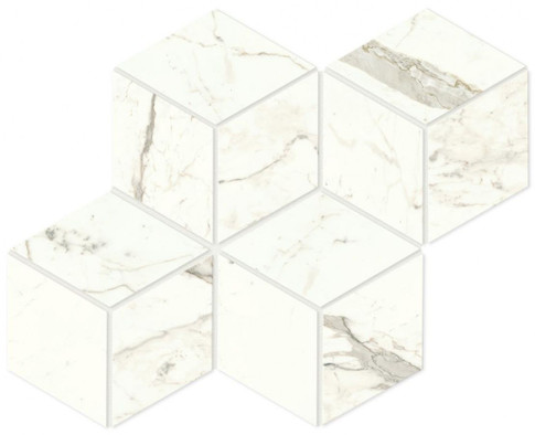 Мозаика Marvel Calacatta Prestigio Mos. Esagono Matt 30x35 керамогранитная фото Мозаика Marvel Calacatta Prestigio Mos. Esagono Matt 30x35 керамогранитная