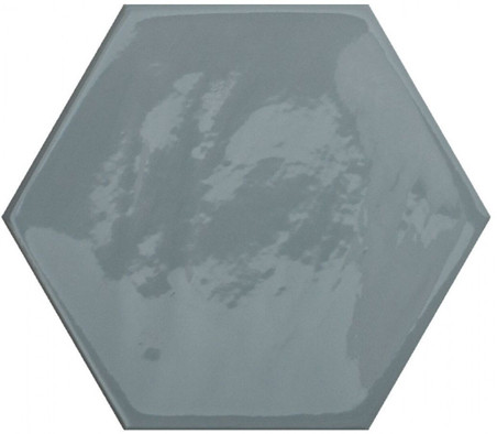 Настенная плитка Kane Hexagon Grey 16х18 Cifre глянцевая, рельефная керамическая 78801165