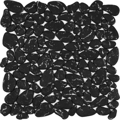 Мозаика AGPBL-BLACK стекло 28.5х28.5 см матовая, черный