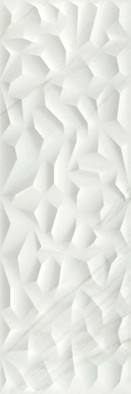 Настенная плитка Space ректификат белая глина 40x120 сатинированная керамическая