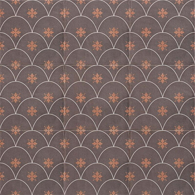 Декор Glamour Brown 20х20 Mainzu керамогранит матовый PT04013