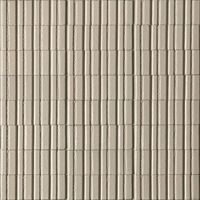 Декор RAEM Glacé Struttura 3D Rayé Mastice Glossy 7,5x20 Marazzi Ragno керамогранит глянцевый, структурированный УТ-00028860