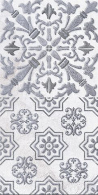 Декор 1641-0091 Кампанилья Серый 1 20х40 керамогранит