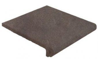 Ступень фронтальная Gres De Aragon Capri Peldano Redonda Capri Chocolate 33x33 матовая