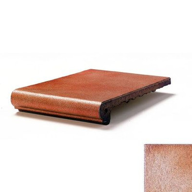 Ступень фронтальная Gres de Aragon Esmaltados Classic Peldano Redondo 25 Isla Malta 25x25 матовая