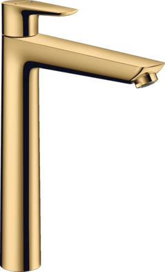 Смеситель Hansgrohe Talis E для раковины 240 мм с донным клапаном (золото)