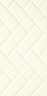 Настенная плитка Moonlight Bianco Struktura A 29,5х59,5 (Рект.) глянцевая керамическая