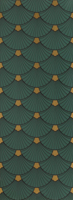 Декор Sophisticated Green 32.8x89.8 Tubadzin матовая керамический 5903238052481