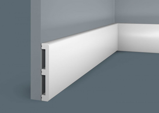 Cosca Напольный плинтус PX012, 99х15, 2000 мм, Экополимер/18