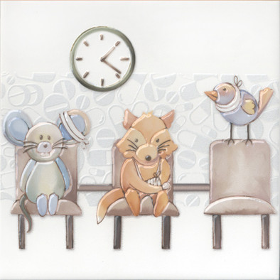 Декор VT/A506/5009 Айболит 6 20x20 Kerama Marazzi матовый керамический