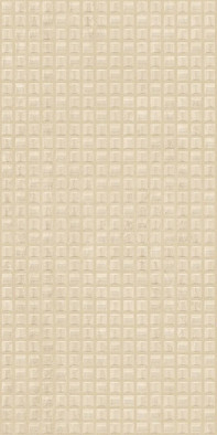 Настенная плитка Marvel T 3D Mini Qube Navona Sand 40х80 Atlas Concorde Italy матовая, рельефная (структурированная) керамическая HCQD