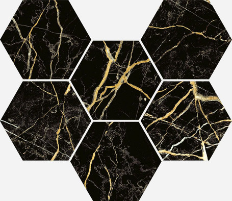 Декор Charme Extra Laurent Mosaico Hexagon керамогранит фото Декор Charme Extra Laurent Mosaico Hexagon керамогранит