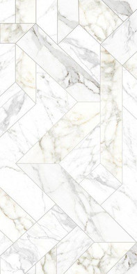 Декор Rhapsody Outline White Lev.Ret.-60x120 полированный керамогранит