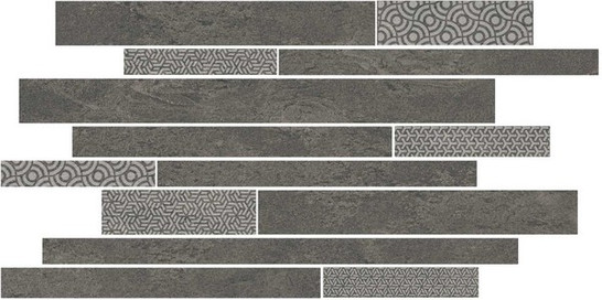 Декор SBM011\SG458520 Ламелла Серый Темный Мозаичный 50,2x25x0,85 Kerama Marazzi керамогранит матовый фото Декор SBM011\SG458520 Ламелла Серый Темный Мозаичный 50,2x25x0,85 Kerama Marazzi керамогранит матовый