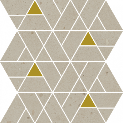 Мозаика Italon Avantgarde Dust Mosaico Luxor керамогранит 30.7х30.9 см матовая, бежевый, желтый 620110000239