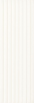 Настенная плитка Elanda Bianco Stripes Paradyz Ceramika 25x75 рельефная (структурированная), матовая керамическая 5900139098235