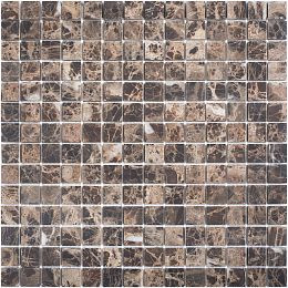 Мозаика 20x20 Dark Emperador Matt (JMST070) 305x305x8, натур. мрамор