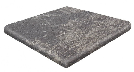 Ступень угловая Esquina Redonda Metal Black 33x33 клинкер матовая Gres de Aragon 906861