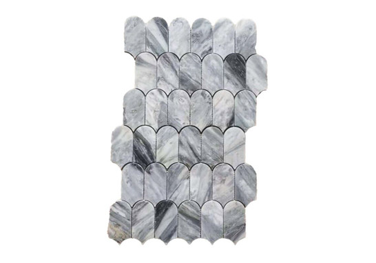 Мозаика Asti Gray мрамор 26х31.5 см матовая, серый