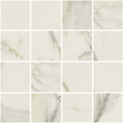 Мозаика I Classici Calacatta Gold 7,5x7,5 6 mm Mos.Matt (753302) 30x30 керамогранит  матовая, белый, серый