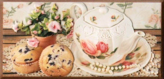 Декор Royal Rosa Madalenas 10x20 матовый керамический