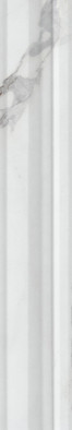 Бордюр BLC038R Багет Коррер Белый глянцевый обрезной 5х30 Kerama Marazzi керамический