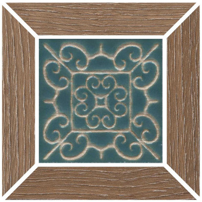 Декор ID157 Тровазо наборный карамельный матовый 13x13 Kerama Marazzi керамогранит