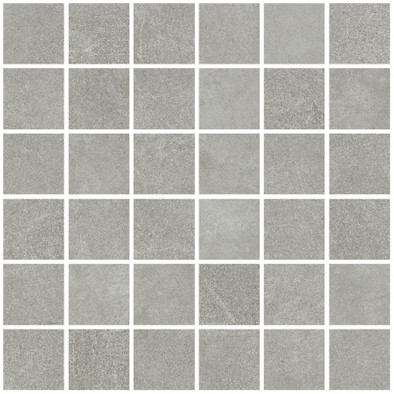Мозаика Living Ceramics Floss Mosaic Silver Anti-Slip 30x30 керамогранит чип 55х55 мм, серый LV11428
