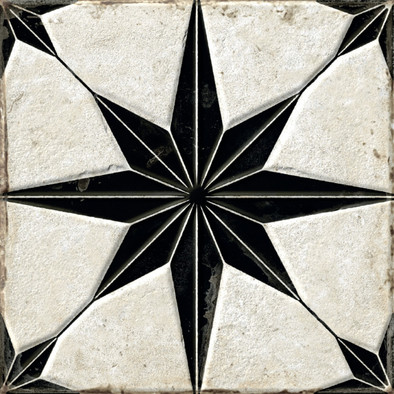 Керамогранит 40465 Fs Starlight Black Lt 22,3x22,3x0,9 см Peronda антискользящий (grip), матовый, рельефный (рустикальный) универсальная плитка А002245