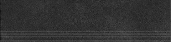 Ступень фронтальная Неро 1200х300 матовая с насечками керамогранит фото Ступень фронтальная Неро 1200х300 матовая с насечками керамогранит