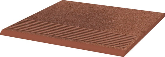 Ступень фронтальная Taurus Brown Stopnica Prosta B1a 30x30 (1,17) клинкер антискользящая (grip), матовая Paradyz Ceramika 00000086612