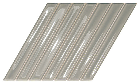 Настенная плитка Spike Bars B Mineral Grey 15х25.9 Wow глянцевая керамическая 135022