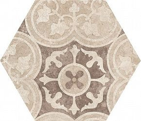 Напольная плитка Hexatile Cement Garden Sand керамическая фото Напольная плитка Hexatile Cement Garden Sand керамическая