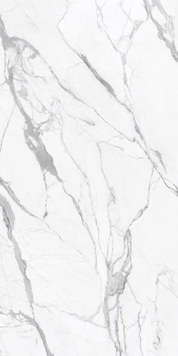 Керамогранит ava Statuario Reale Lapp Rett 160х320 Ava Ceramica лаппатированный (полуполированный) универсальная плитка 163007