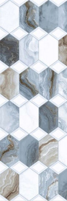 Настенная плитка Hypnose Aqua Decor 05 Glossy 30x90 Primavera глянцевая керамическая