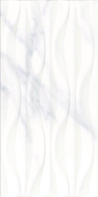 Настенная плитка Belle Carrara Concept Brillo 25х50 Keraben глянцевая, рельефная (структурированная) керамическая 00000039143