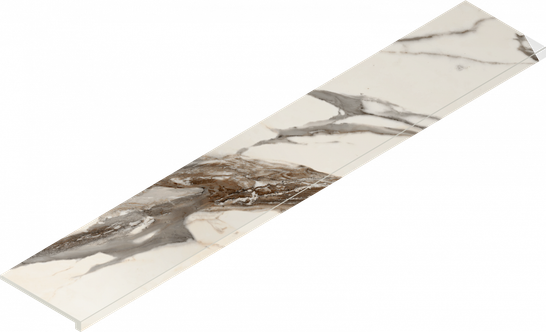 Ступень угловая Avantgarde Calacatta Warm Scal.160 Ang. Dx 33x160 керамогранит патинированная Italon 620070002794