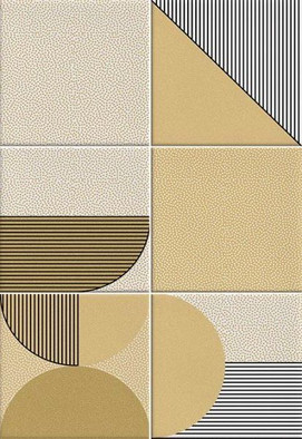 Настенная плитка Vives Hanami Nago Caramelo 23x33.5 керамическая